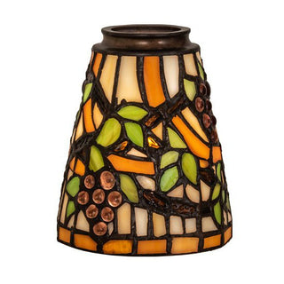 Meyda Lighting4" Wide Jeweled Grape Fan Light Shade67013Aloha Habitat