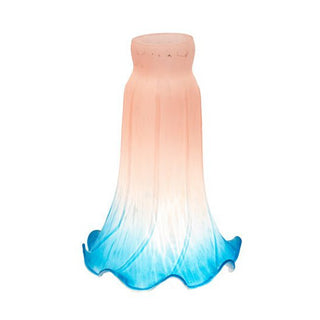 Meyda Lighting4" Wide X 6" High Pink/Blue Pond Lily Shade10692Aloha Habitat