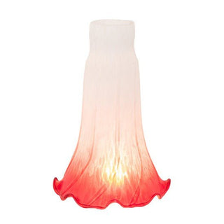 Meyda Lighting4" Wide X 6" High Pink/White Pond Lily Shade143645Aloha Habitat