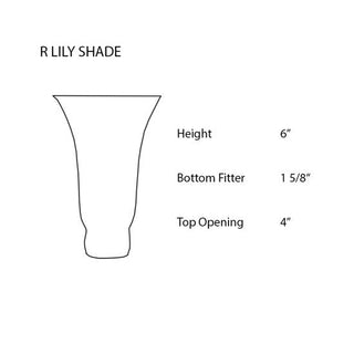 Meyda Lighting4" Wide X 6" High Pink/White Pond Lily Shade143645Aloha Habitat