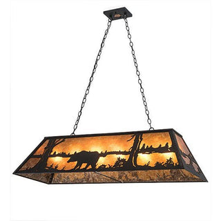 Meyda Lighting48" Long Bear at Lake Oblong Pendant66210Aloha Habitat