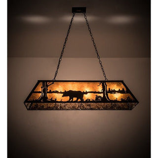 Meyda Lighting48" Long Bear at Lake Oblong Pendant66210Aloha Habitat