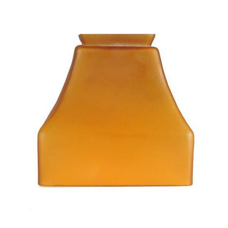 Meyda Lighting5"Sq Bungalow Frosted Amber Shade101510Aloha Habitat