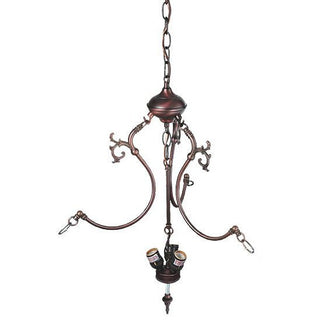 Meyda LightingMahogany Bronze 3 LT Inverted Pendant Hardware30444Origins of Home