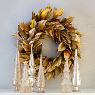 Park Hill CollectionGilded Magnolia Leaf WreathXPW30076Origins of Home