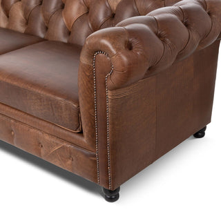 Park Hill CollectionPark Hill | Barrington Tufted Leather Sofa, Vintage Umber | EFS36066EFS36066Aloha Habitat