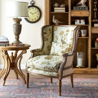 Park Hill CollectionPark Hill | Flourish Pattern Wood Framed Wing Chair | EFS26027EFS26027Aloha Habitat