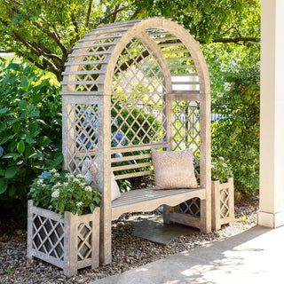 Park Hill CollectionPark Hill | Iron Garden Trellis with Bench | EDX20205EDX20205Aloha Habitat