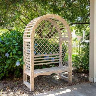 Park Hill CollectionPark Hill | Iron Garden Trellis with Bench | EDX20205EDX20205Aloha Habitat