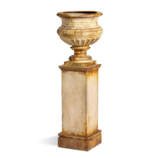 Park Hill CollectionPark Hill | Metal Portico Urn with Tall Pedestal | ECM06202ECM06202Aloha Habitat