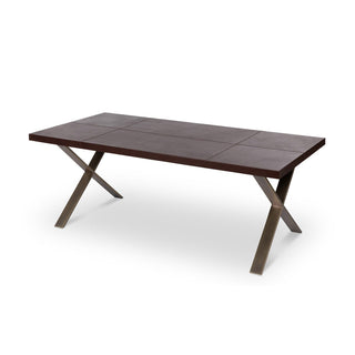 Park Hill CollectionPark Hill | Rhodes Leather and Brass Dining Table | EFT26321EFT26321Aloha Habitat