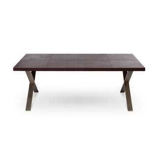 Park Hill CollectionPark Hill | Rhodes Leather and Brass Dining Table | EFT26321EFT26321Aloha Habitat