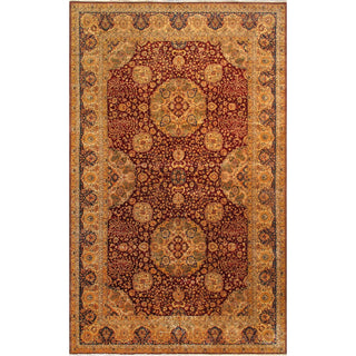 PasargadPasargad Home Agra Collection Hand - Knotted Lamb's Wool Area Rug - 11' 2" X 18' 4" , RedPH - 260 11X18Aloha Habitat