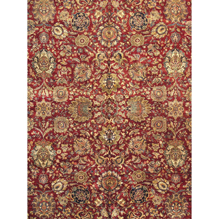 PasargadPasargad Home Agra Collection Hand - Knotted Lamb's Wool Area Rug - 12' 1" X 15' 1", RedPH - 338 12X15Aloha Habitat