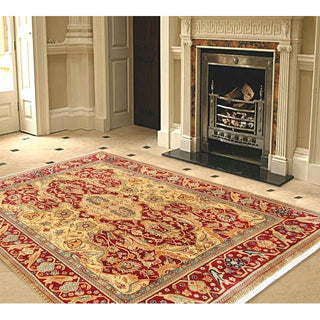 PasargadPasargad Home Agra Collection Hand - Knotted Lamb's Wool Area Rug - 8' 0" X 9' 10"PH - 128 8X10Aloha Habitat