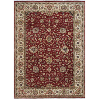 PasargadPasargad Home Agra Collection Hand - Knotted Red Lamb's Wool Area Rug - 9' 8" X 13' 3"PDC - 504 10X13Aloha Habitat