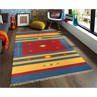 PasargadPasargad Home Anatolian Collection Flat Weave Cotton Area Rug - 4' 0" X 6' 0" , Multi/MultiPBB - 01 4X6Aloha Habitat