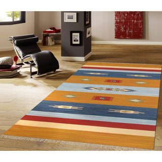 PasargadPasargad Home Anatolian Collection Flat Weave Cotton Area Rug - 4' 0" X 6' 0" , Multi/MultiPBB - 02 4X6Aloha Habitat