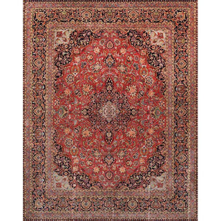 PasargadPasargad Home Azerbaijan Collection Hand - Knotted Lamb's Wool Area Rug - 10' 1" X 14' 3", RustPL 10X14Aloha Habitat