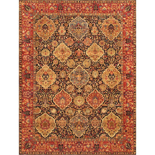 PasargadPasargad Home Azerbaijan Collection Hand - Knotted Lamb's Wool Area Rug - 11'11" X 18' 0", NavyP - LAVAR 12X18Aloha Habitat