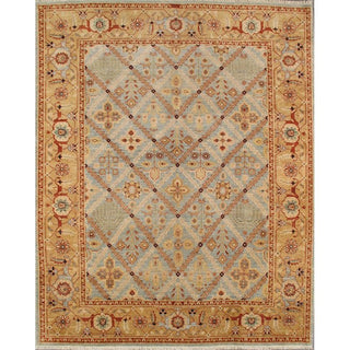 PasargadPasargad Home Azerbaijan Collection Hand - Knotted Lamb's Wool Area Rug - 8' 3" X 10' 1", L. BlueP - 51 8X10Aloha Habitat