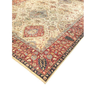 PasargadPasargad Home Azerbaijan Collection Hand - Knotted Lamb's Wool Area Rug - 8'11" X 11'10", IvoryP - LAVAR IVO 9X12Aloha Habitat