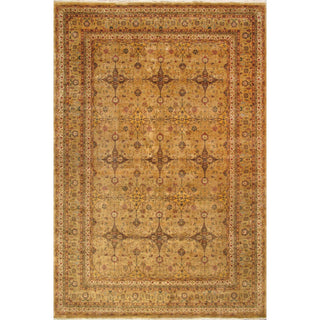 PasargadPasargad Home Baku Collection Hand - Knotted Camel Wool Area Rug - 11' 9" X 17' 8"P - 713B 12X18Aloha Habitat