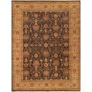 PasargadPasargad Home Baku Collection Hand - Knotted Lamb's Wool Area Rug - 8' 10" X 11' 8"P - 701 BLACK 9X12Origins of Home