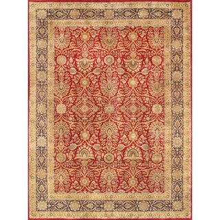 PasargadPasargad Home Baku Collection Hand - Knotted Lamb's Wool Area Rug - 8' 9" X 11' 10"P - 701 RED 9X12Aloha Habitat