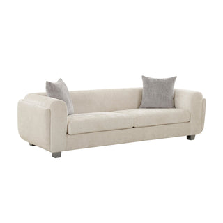 PasargadPasargad Home Bergamo 3 Seater Sofa with 2 Pillows, Ivory W97.6"PZW - 20044 - 3Aloha Habitat