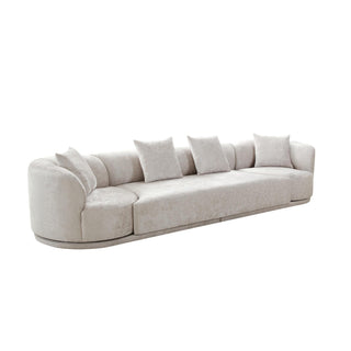 PasargadPasargad Home Cielo Sofa Set with Swivel Chairs and Ottoman, BeigePDY - 22091Aloha Habitat