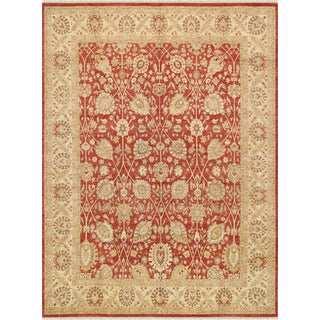 PasargadPasargad Home Denver Hand - Knotted Rust Lamb's Wool Area Rug - 11' 9" X 15' 9"PMG - 307 12X16Aloha Habitat