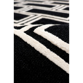 PasargadPasargad Home Edgy Collection Hand - Tufted Bamboo Silk & Wool Area Rug, 12' 0" X 15' 0", BlackPVNY - 21 12X15Aloha Habitat