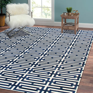 PasargadPasargad Home Galaxy Collection Silver/Navy Cowhide Area Rug - 10' 0'' X 14' 0''PTX - 4165 10X14Aloha Habitat