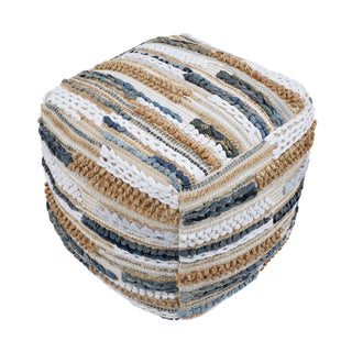 PasargadPasargad Home Grandcanyon Cotton Pouf Ottoman, MulticolorPPF - 614 - 1Aloha Habitat