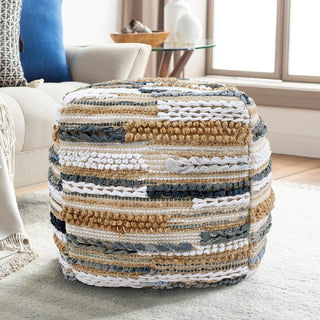 PasargadPasargad Home Grandcanyon Cotton Pouf Ottoman, MulticolorPPF - 614 - 1Aloha Habitat