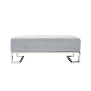 PasargadPasargad Home Luxe Upholstered Bench, BlueY - 1036BAloha Habitat