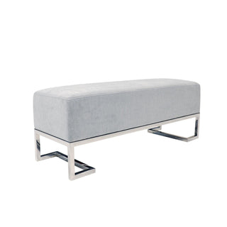 PasargadPasargad Home Luxe Upholstered Bench, BlueY - 1036BAloha Habitat