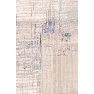 PasargadPasargad Home Modern Collection Hand - Loomed Ivory/Blue Bamboo Silk & Wool Area Rug - 10' 0'' X 14' 0''PEL - 17 10X14Aloha Habitat