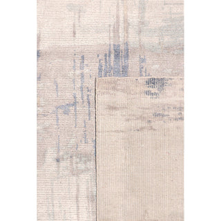 PasargadPasargad Home Modern Collection Hand - Loomed Ivory/Blue Bamboo Silk & Wool Area Rug - 9' 0'' X 12' 0''PEL - 17 9X12Aloha Habitat