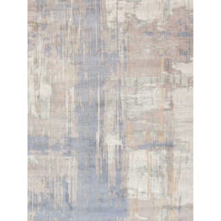 PasargadPasargad Home Modern Collection Hand - Loomed Ivory/Blue Bamboo Silk & Wool Area Rug - 9' 0'' X 12' 0''PEL - 17 9X12Aloha Habitat