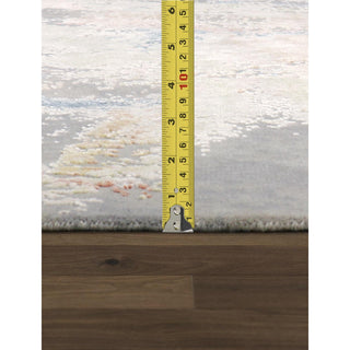 PasargadPasargad Home Modern Hand - Knotted L. Grey Silk & Wool Area Rug - 9' 2'' X 12' 3''PCR - 2 9X12Aloha Habitat