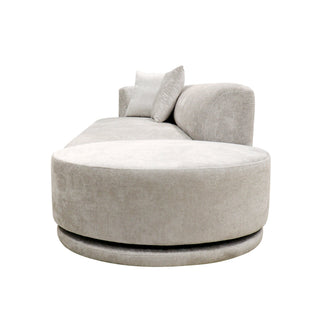 PasargadPasargad Home Noho Cielo Design Sofa with Swivel Base Ottoman & 2 Pillows, BeigePDY - 22093Aloha Habitat