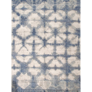 PasargadPasargad Home Shibori Collection Hand - Loomed Silver/Blue Bsilk & Wool Area Rug - 10' 0" X 14' 0"PEL - 12 10X14Aloha Habitat