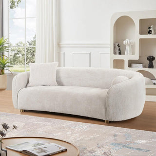 PasargadPasargad Home Zarina Upholstered Modern Loveseat with 2 Pillows Included, IvoryPZW - 22013 - 2Aloha Habitat