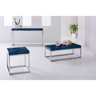 Phillips CollectionAgate Console Table, Stainless Steel BaseCH87919Aloha Habitat