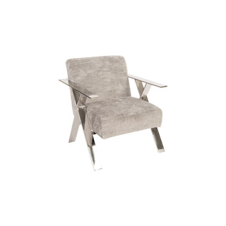 Phillips CollectionAllure Club Chair, Diva Gray , Stainless Steel FramePH81456Aloha Habitat