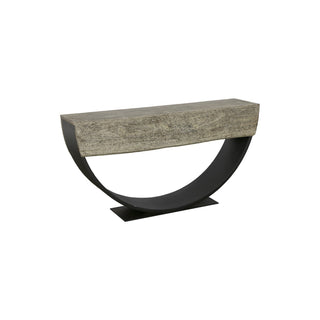 Phillips CollectionArc Console Table, Gray Stone, Double SidedTH113015Aloha Habitat