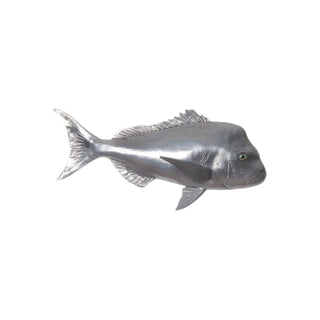 Phillips CollectionAustralian Snapper Fish Wall Sculpture, Resin, Polished Aluminum FinishPH64556Aloha Habitat