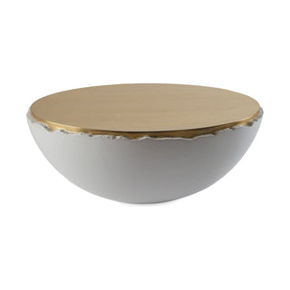 Phillips CollectionBroken Egg Coffee Table, White and Gold LeafPH67500Aloha Habitat